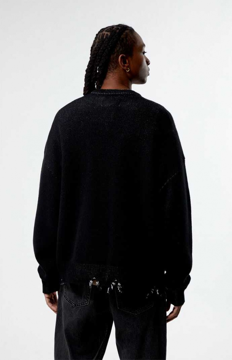 BLACK PacSun Lucky Sweater | MNCIHWO-06