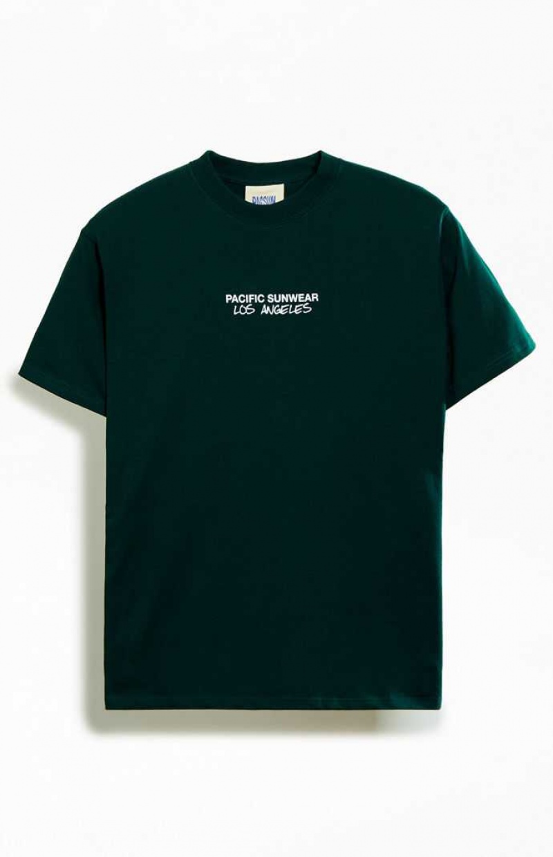 BLACK PacSun Pacific Sunwear Art Program T-Shirt | YKNFOMJ-28