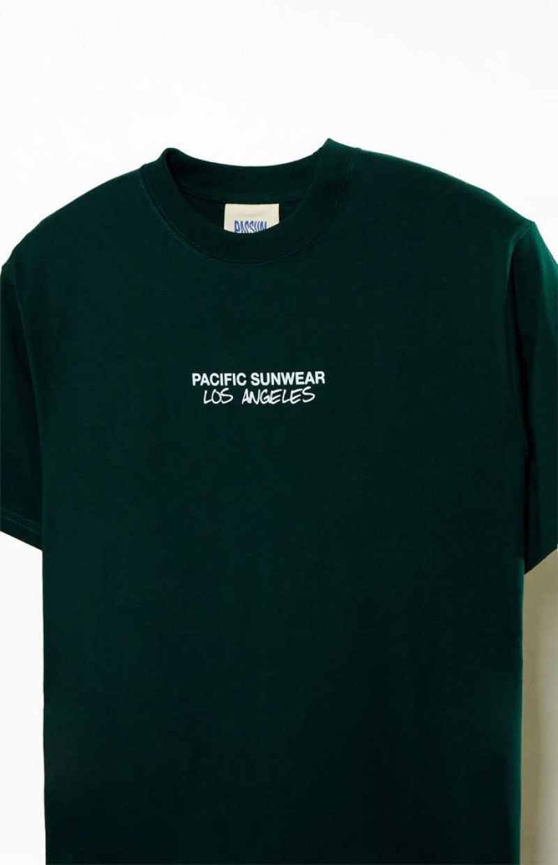 BLACK PacSun Pacific Sunwear Art Program T-Shirt | YKNFOMJ-28