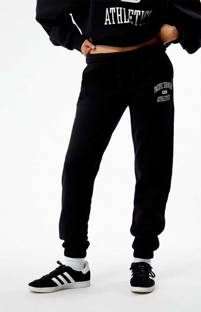 BLACK PacSun Pacific Sunwear Athletics Sweatpants | MZPRDFH-08