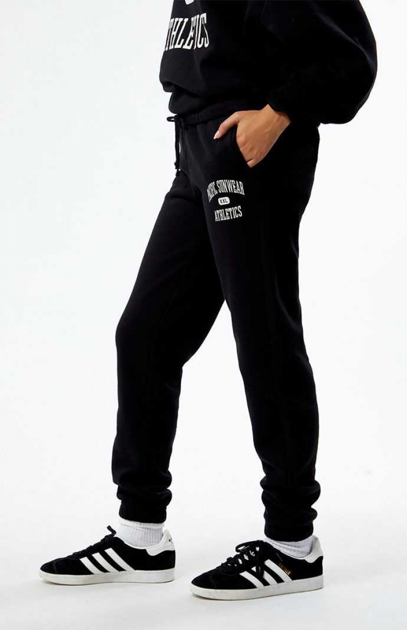 BLACK PacSun Pacific Sunwear Athletics Sweatpants | MZPRDFH-08