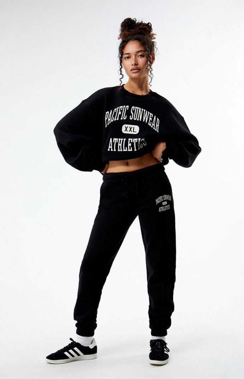 BLACK PacSun Pacific Sunwear Athletics Sweatpants | MZPRDFH-08