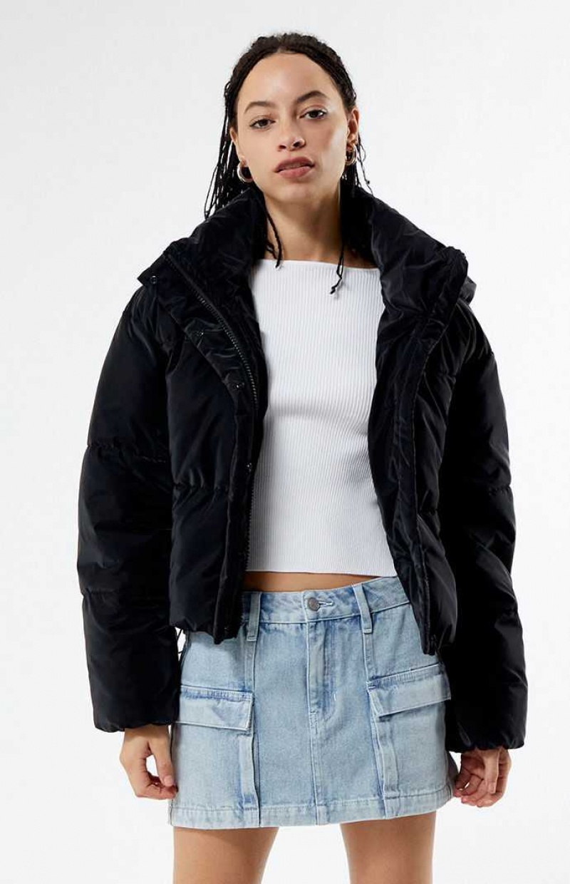 BLACK PacSun Puffer Jacket | ASTOCBN-89