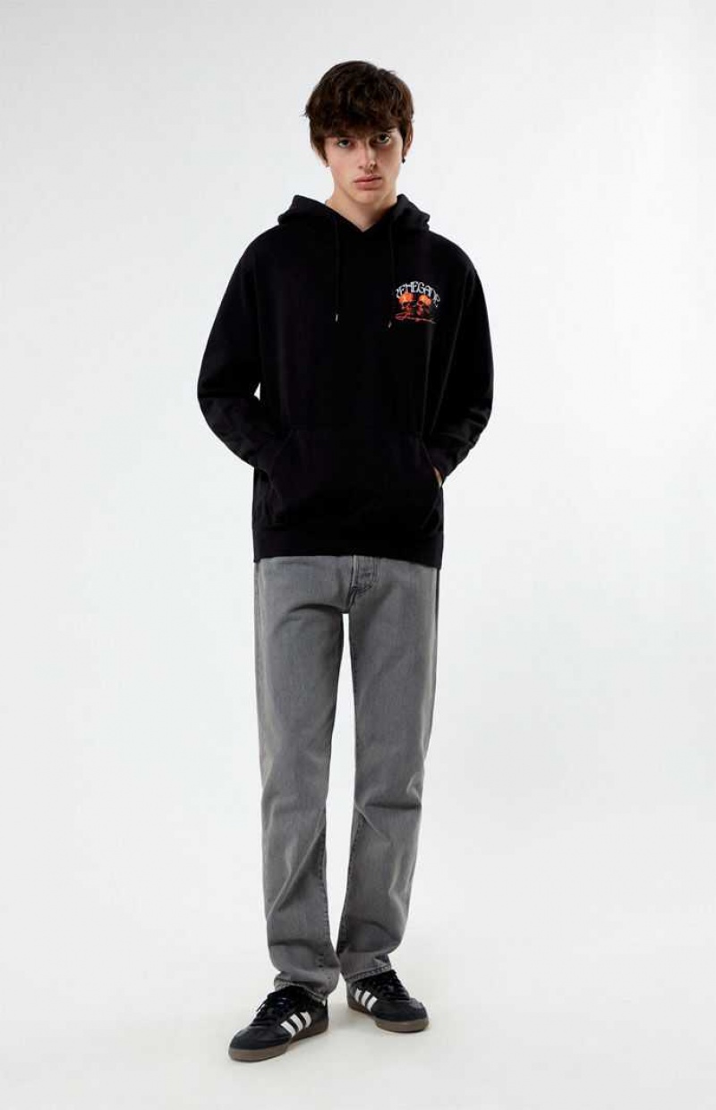 BLACK PacSun Renegade Hoodie | YPAIOTW-69