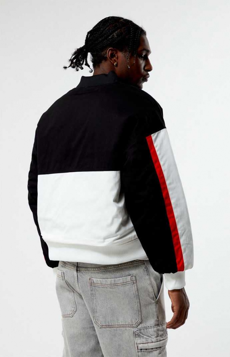 BLACK PacSun Rodeo Racing Jacket | GIFHPAV-36