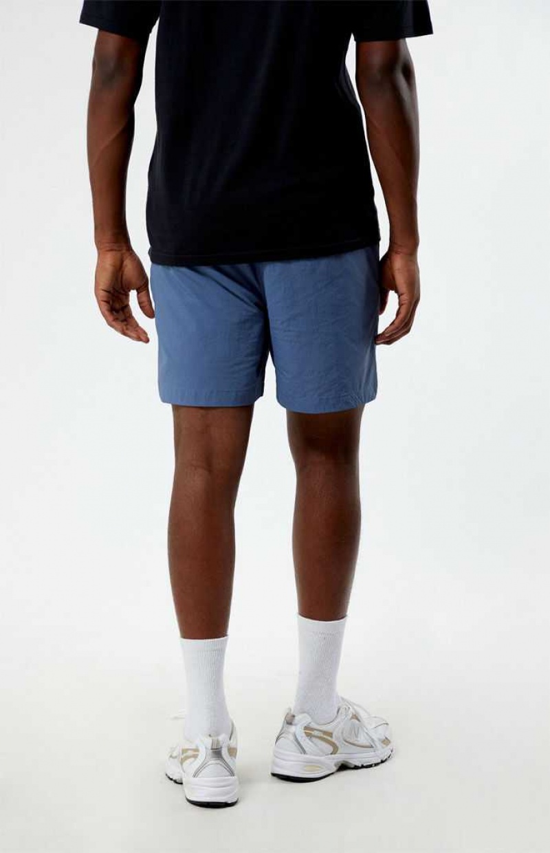 BLUE PacSun Blue Nylon Shorts | WXRYOJH-24