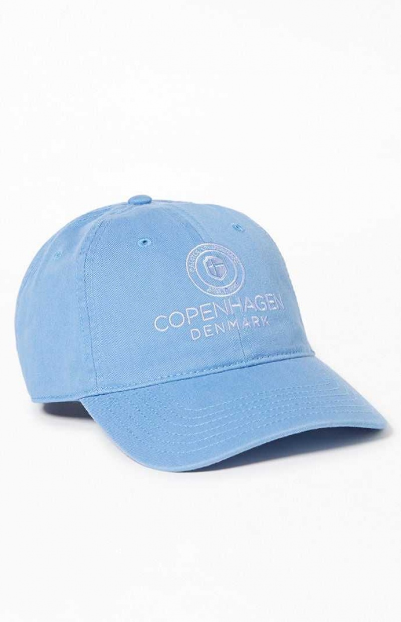 BLUE PacSun Copenhagen Denmark Dad hat | IXJPMRE-89