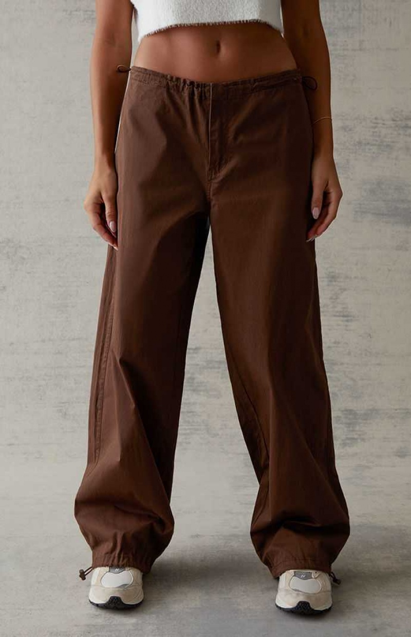 BROWN PacSun Baggy Pull-On Pants | KVDZLYQ-78