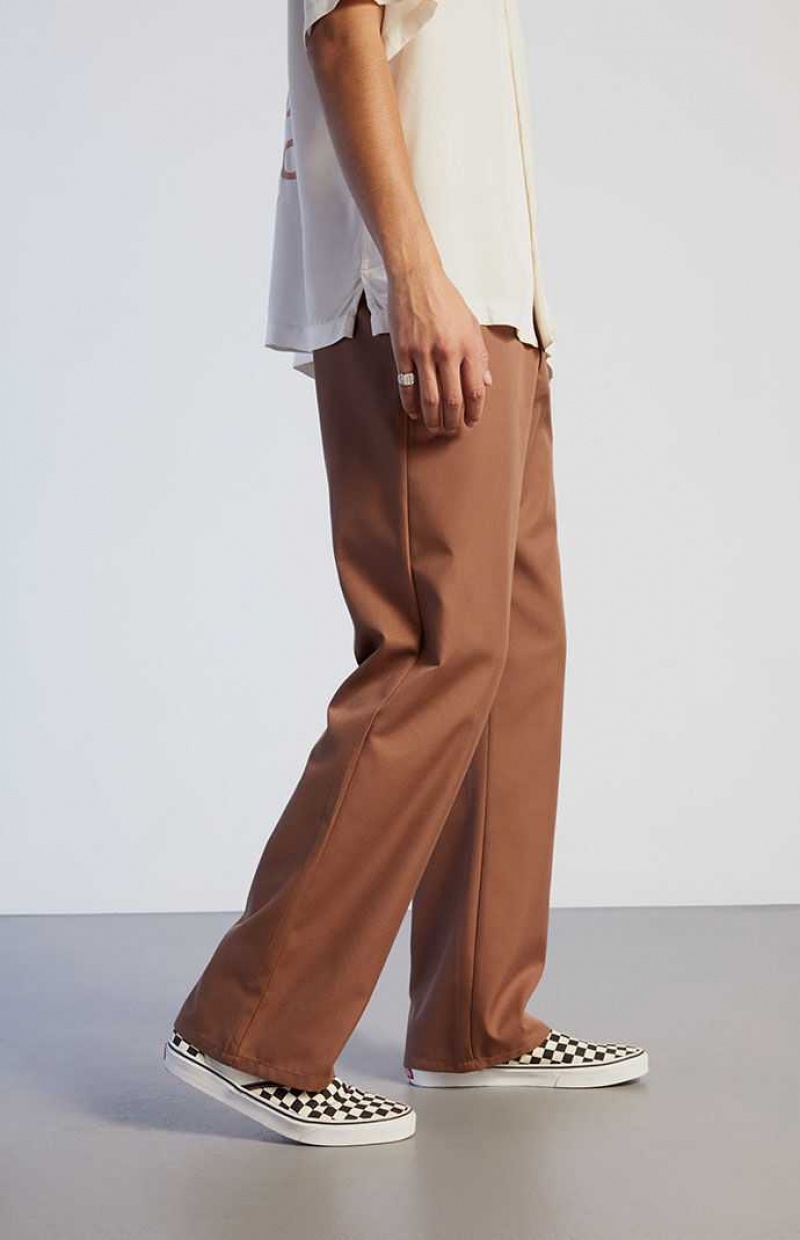 BROWN PacSun Bootcut Trouser Pants | QGOWIEC-53