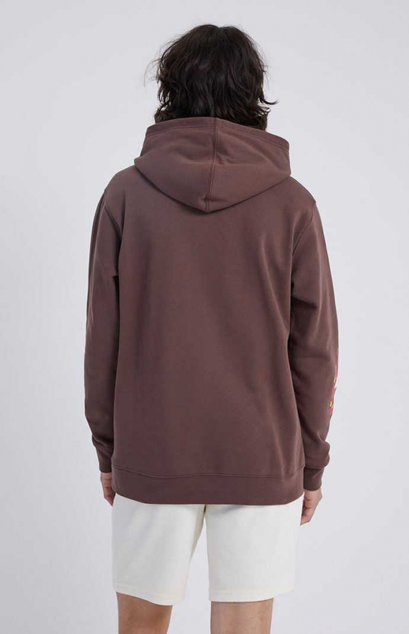 BROWN PacSun City of Angels Hoodie | IJACMEW-10