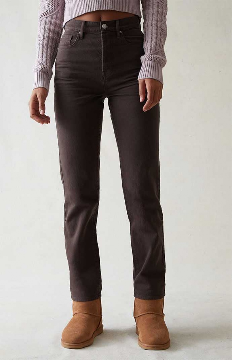 BROWN PacSun Eco Brown Dad Jeans | FDBJOLI-41