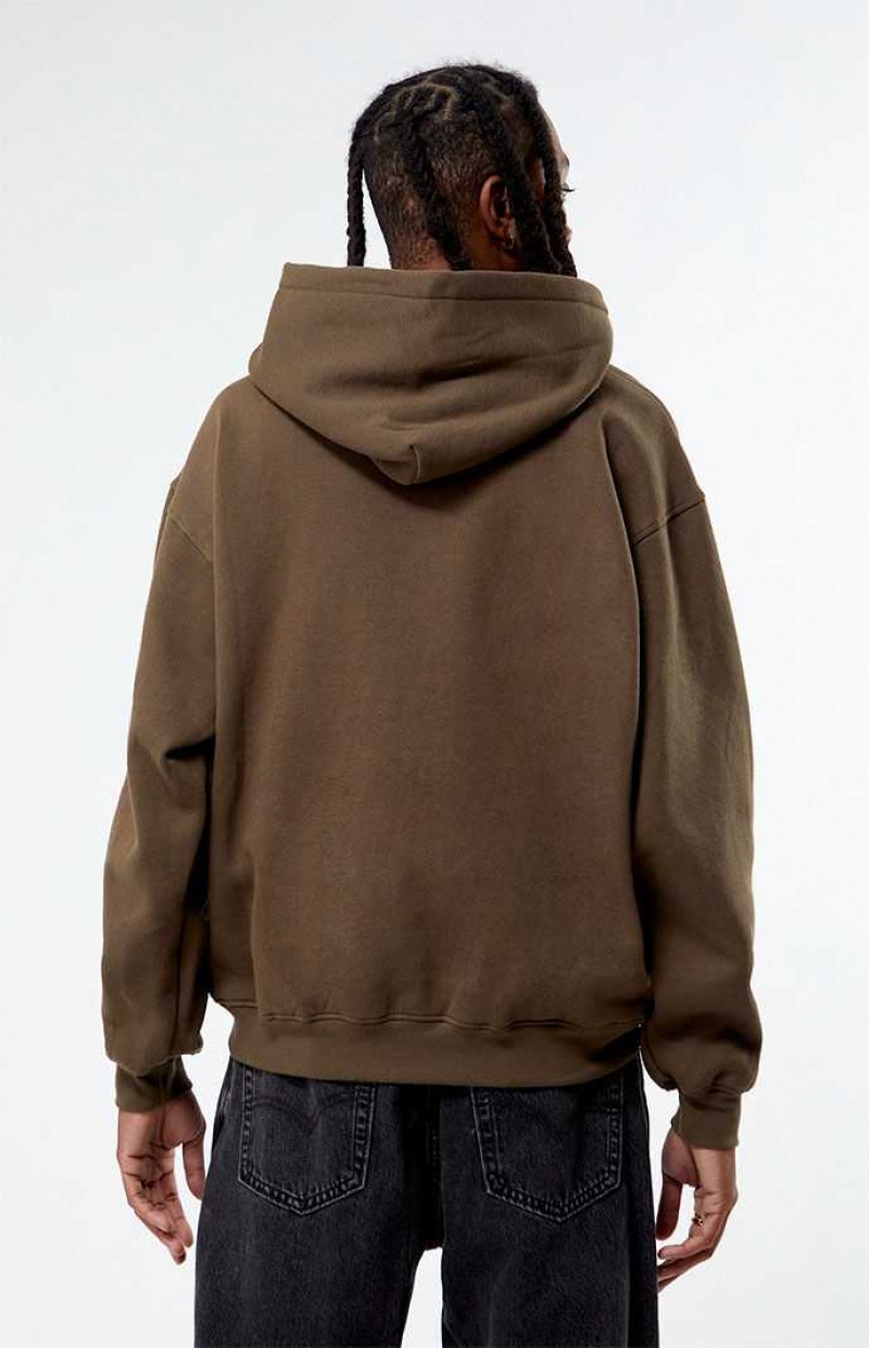 BROWN PacSun Prism Racing Hoodie | OGTVMLY-81