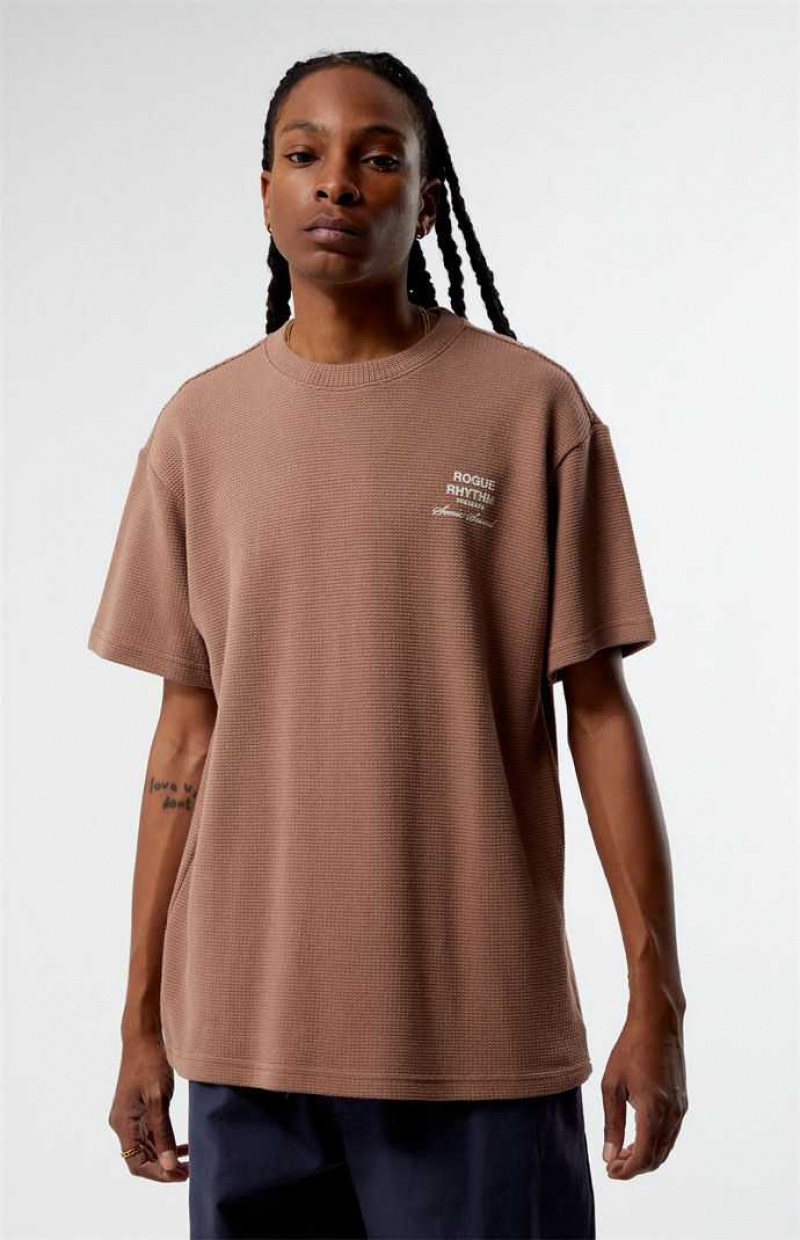 BROWN PacSun Underground T-Shirt | KPUVJRO-42