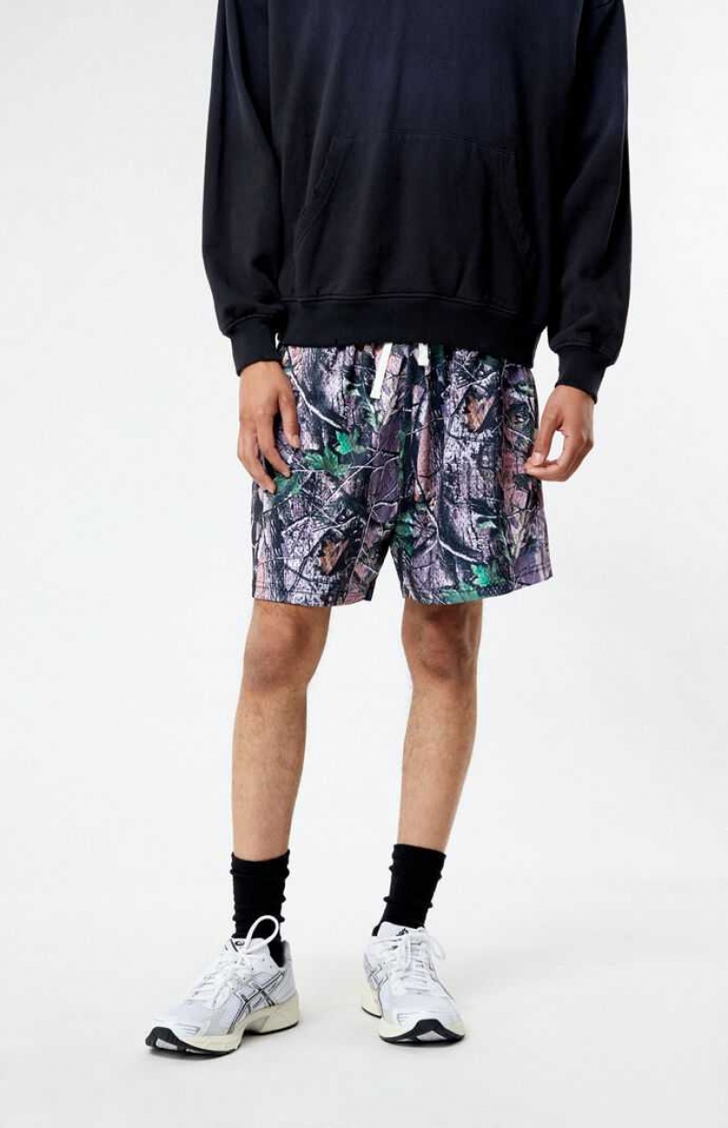 CAMOUFLAGE PacSun Camo Mesh Basketball Shorts | SONEXAF-76