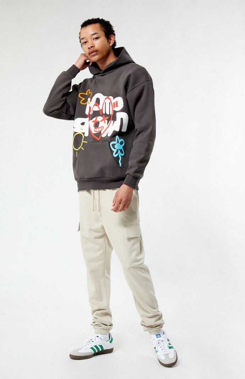 CHARCOAL PacSun Home Grown Hoodie | ZISKVER-87