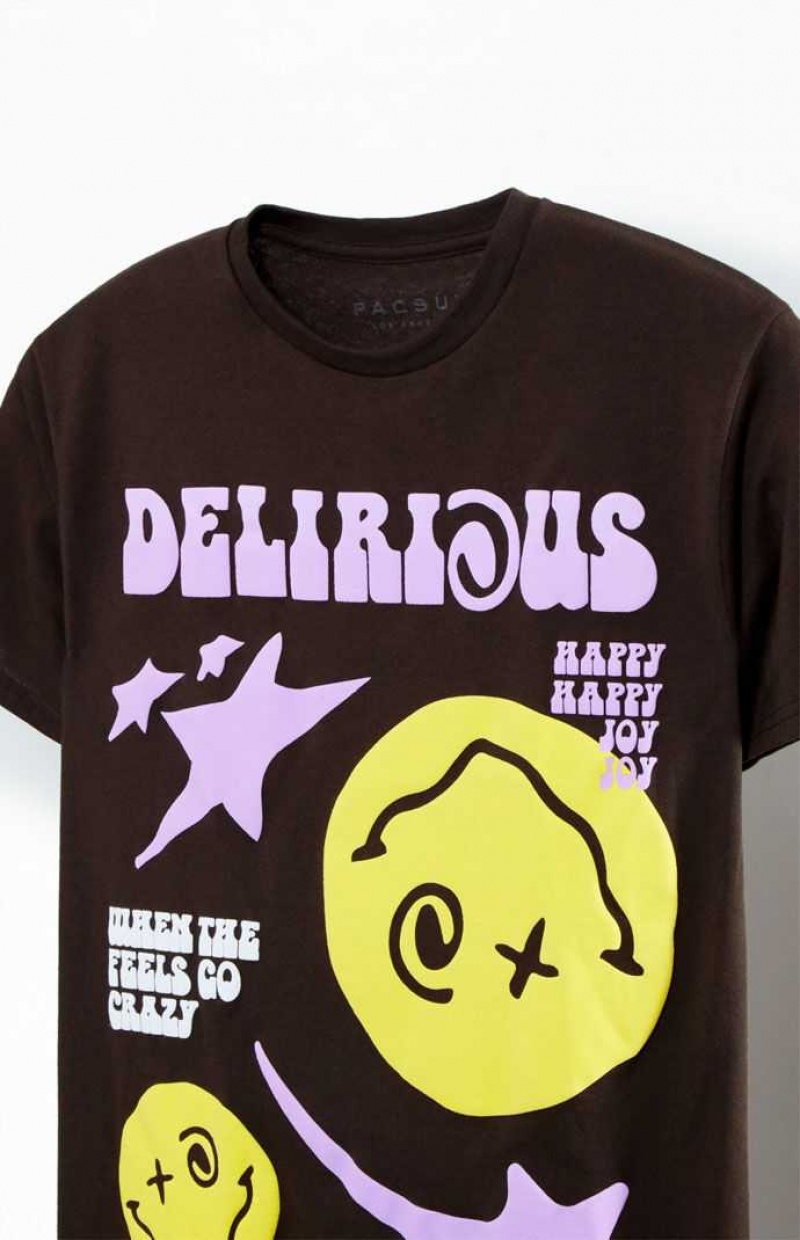 CHOCOLATE PacSun Delirium T-Shirt | JFXGQVY-58