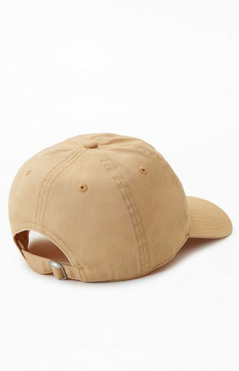 CREAM PacSun Basic Washed Dad Hat | ONFHCLU-56