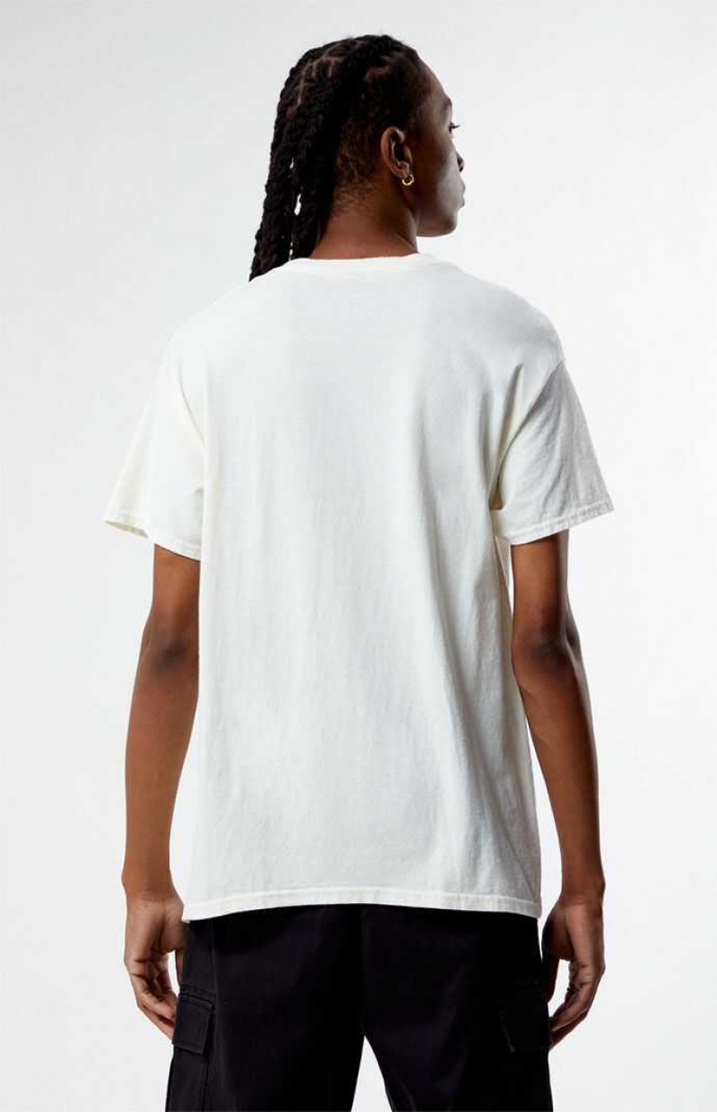 CREAM PacSun Delicate T-Shirt | WNSKHJB-64