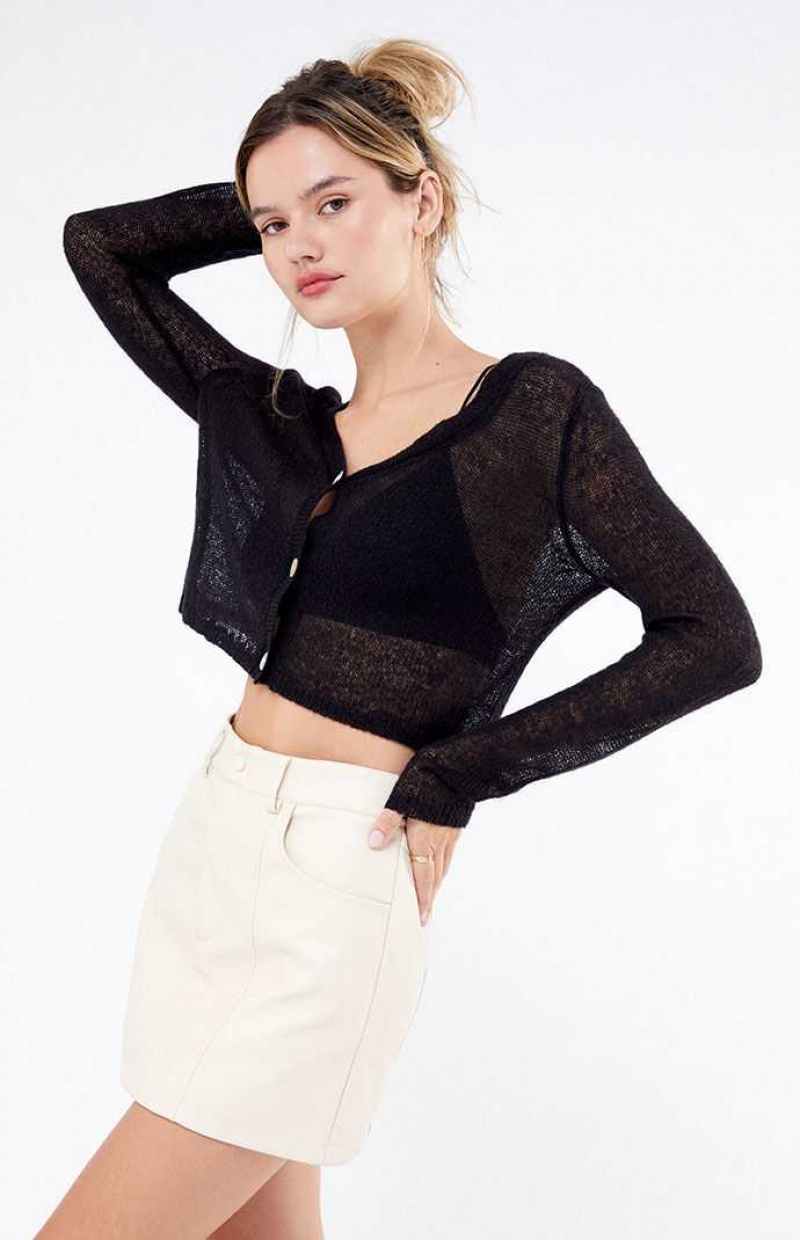 CREAM PacSun Kendall & Kylie Faux Leather Paneled Skort | ZWNDJUI-57