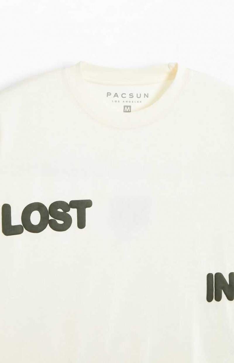 CREAM PacSun Lost In Dreams Puff T-Shirt | GTUXESK-35