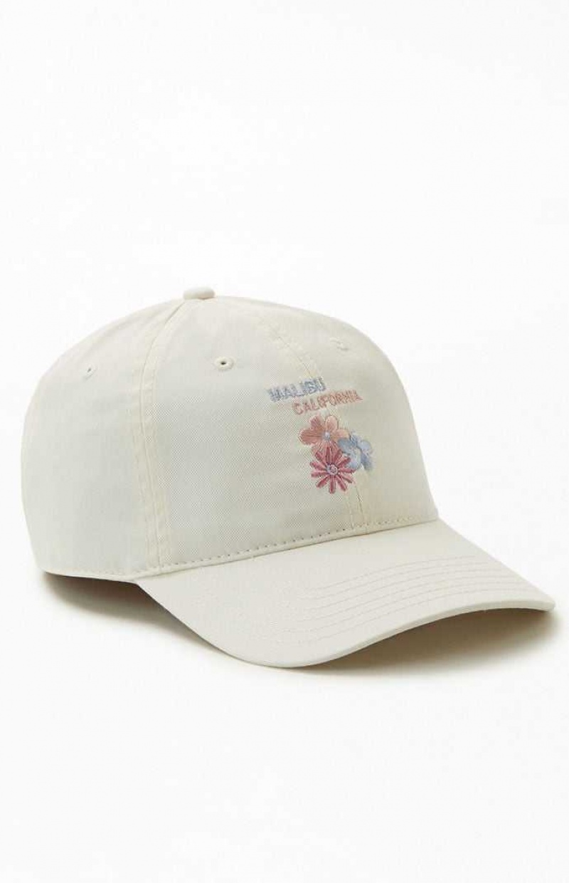 CREAM PacSun Malibu Strapback Hat | UMFPODH-86