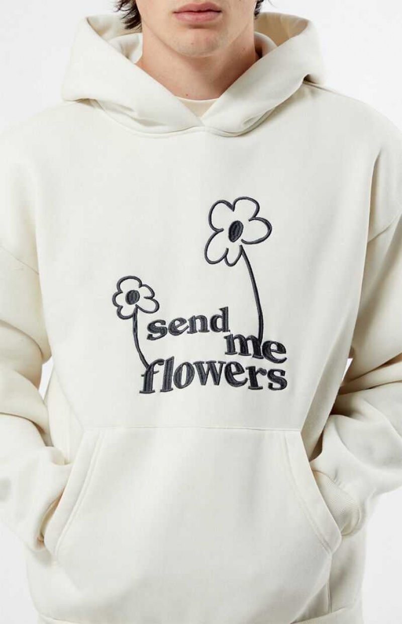 CREAM PacSun Send Flowers Hoodie | XSTLIYO-76