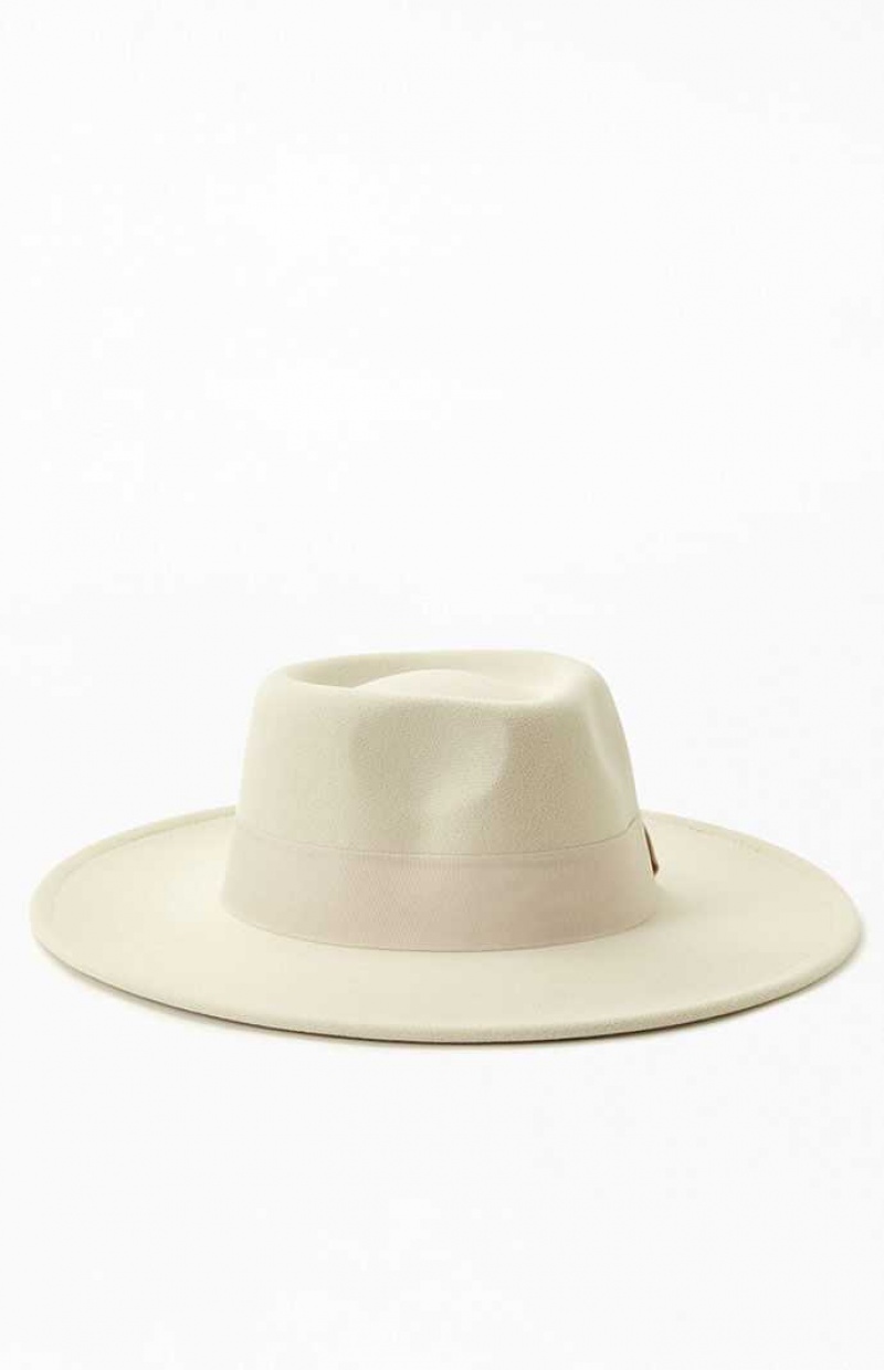 CREAM PacSun Structured Fedora Hat | UNJZCPK-01