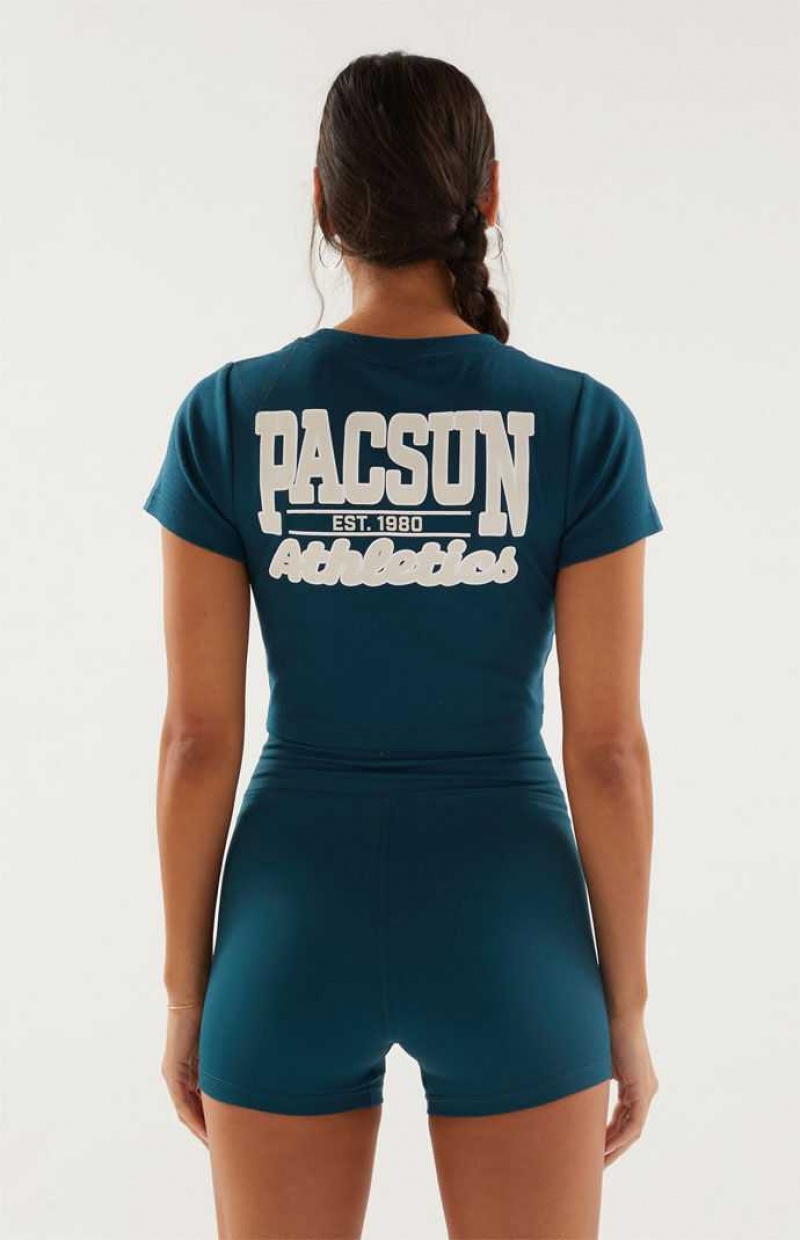 DARK BLUE PacSun Athletics Baby T-Shirt | BGQOFMY-08