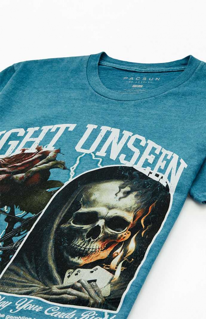 DENIM PacSun Sight Unseen T-Shirt | UWIJTAK-23