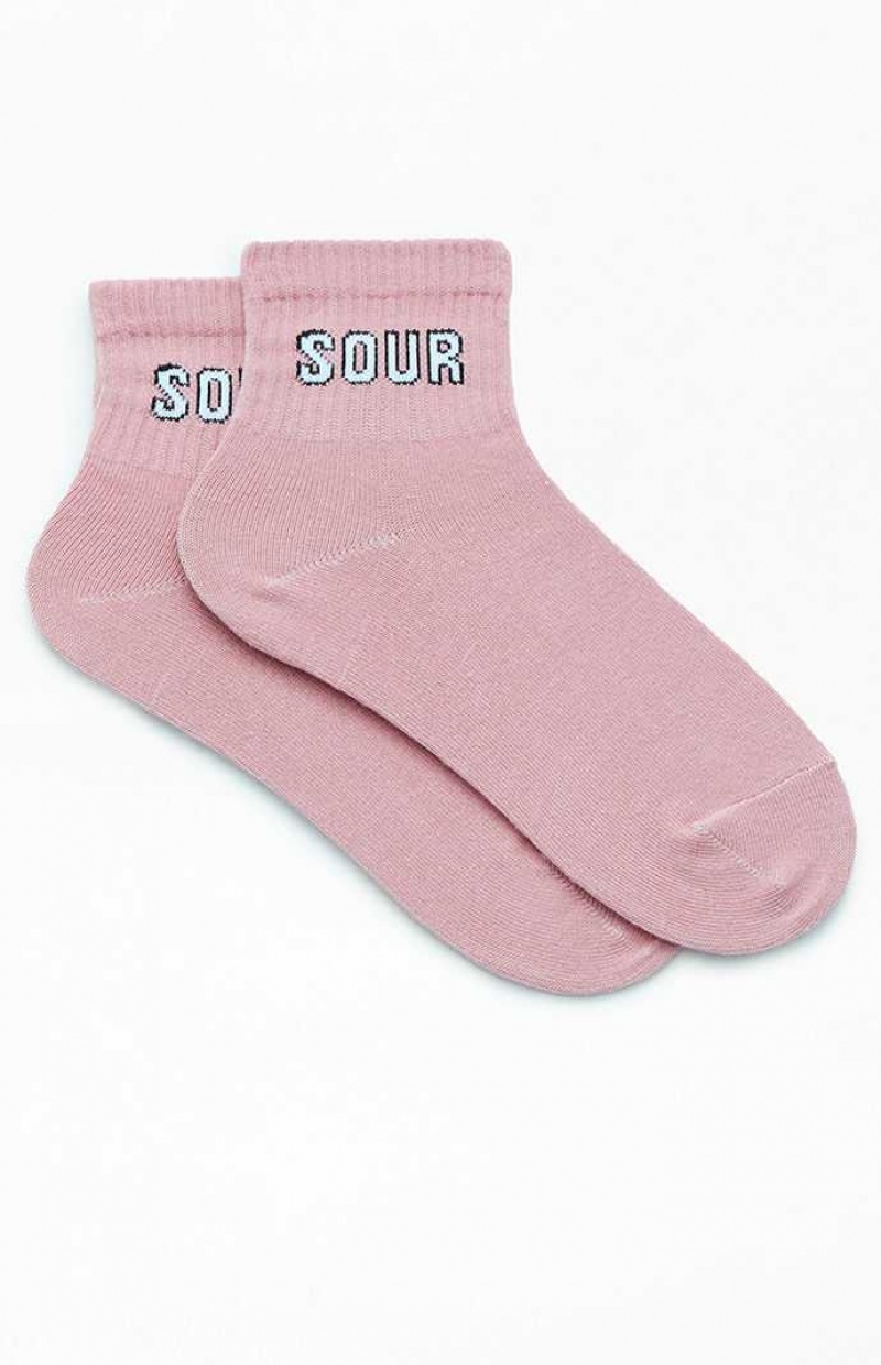 E. LILAC PacSun Sweet & Sour Quarter Socks | WEZJKOB-48