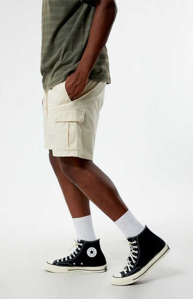 FOG PacSun Cream Cargo Shorts | CBMXVOZ-50