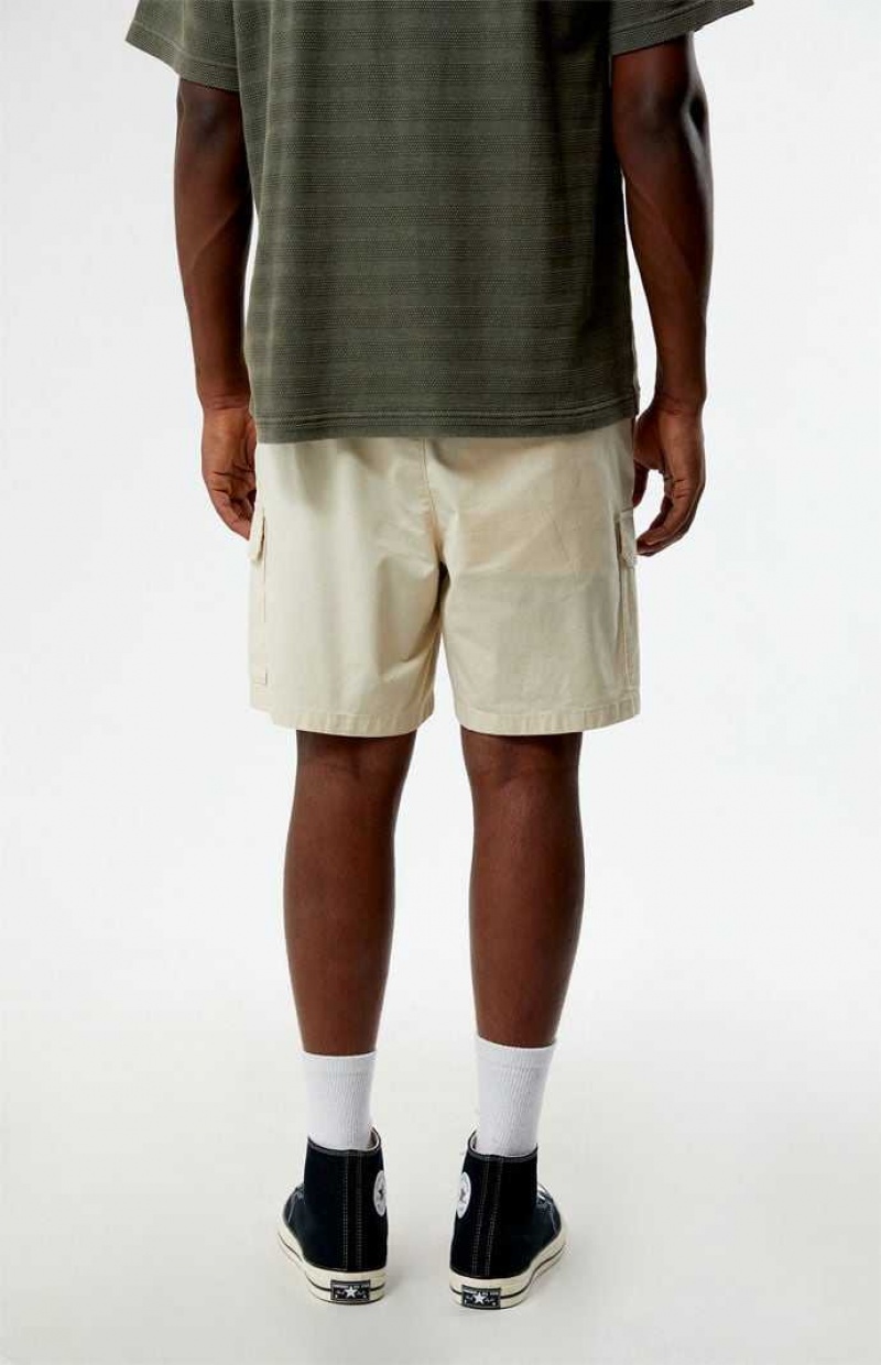 FOG PacSun Cream Cargo Shorts | CBMXVOZ-50