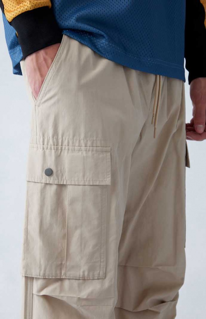 FOG PacSun Tan Baggy Cargo Pants | UVKOMYJ-17