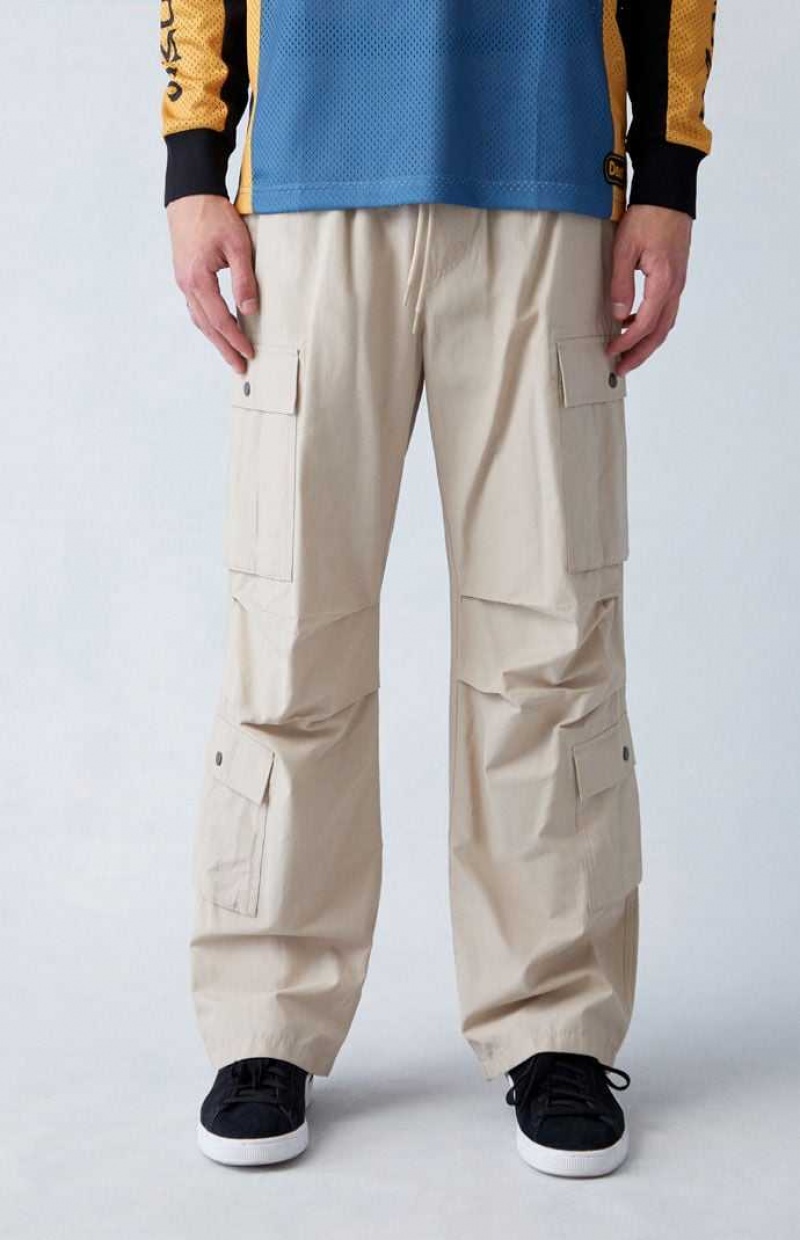 FOG PacSun Tan Baggy Cargo Pants | UVKOMYJ-17