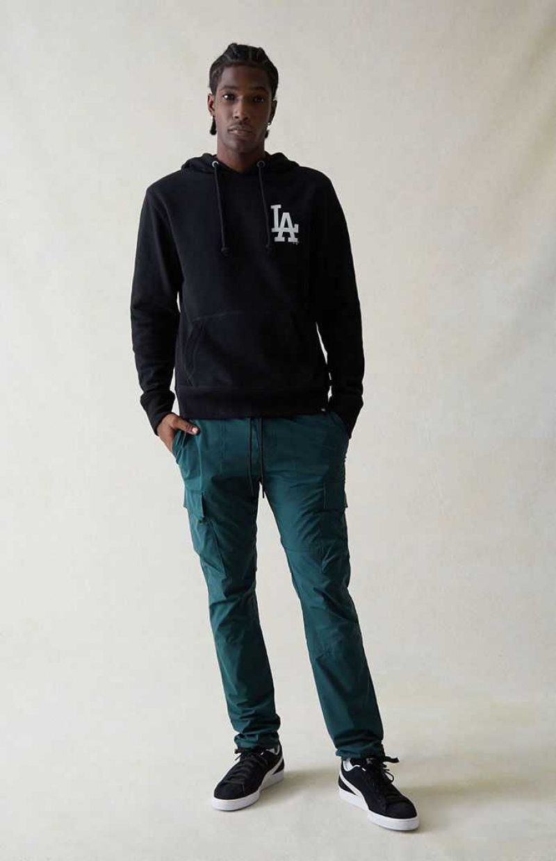 FOREST GRN PacSun Stretch Dark Green Slim Cargo Pants | MOIYBXG-87