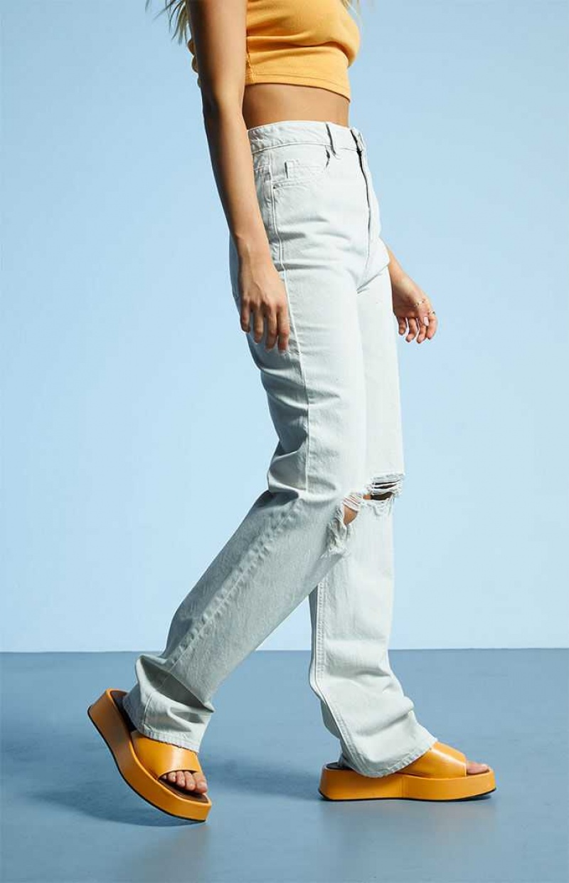 GRAY PacSun Eco Gray Ripped '90s Boyfriend Jeans | YMGHIPJ-68