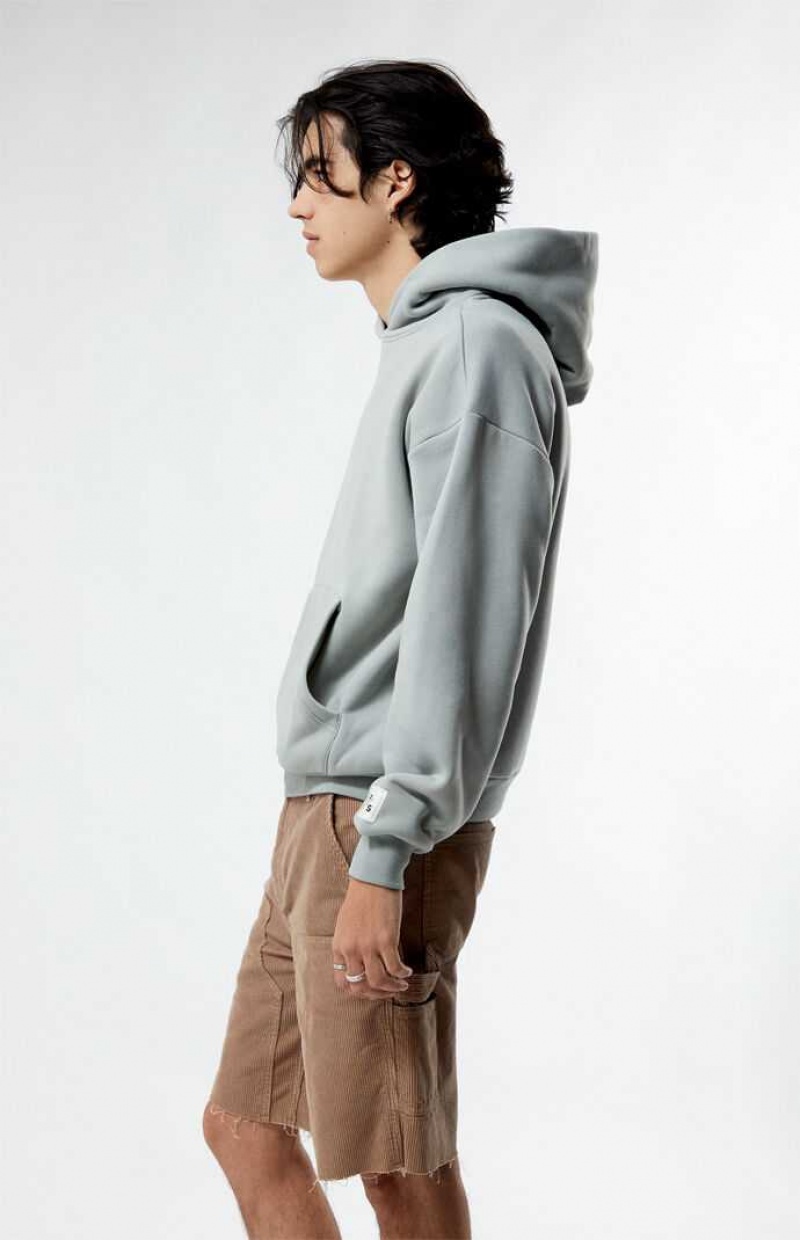 GRAY PacSun Gray Solid Hoodie | AHRUOQG-50