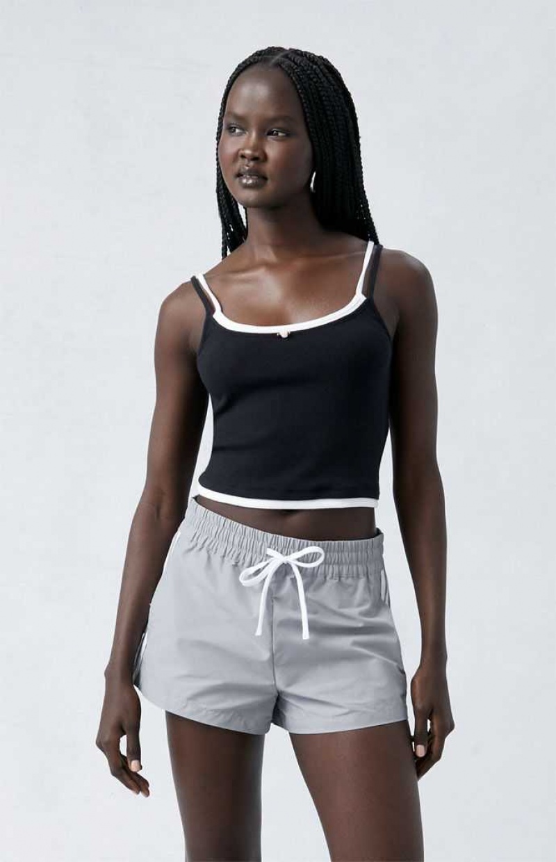 GRAY PacSun Gray Track Shorts | EMJFGKT-42