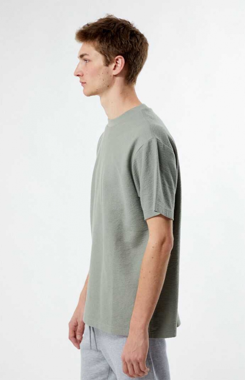 GRAY PacSun Grooves T-Shirt | OZYWRFL-92