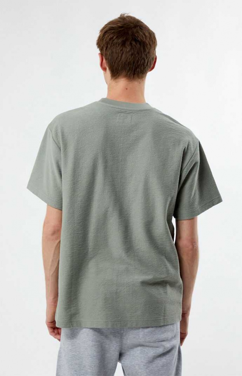 GRAY PacSun Grooves T-Shirt | OZYWRFL-92