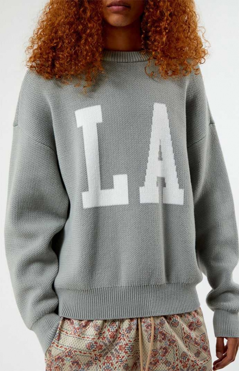 GRAY PacSun LA Sweater | IDVZLEK-28