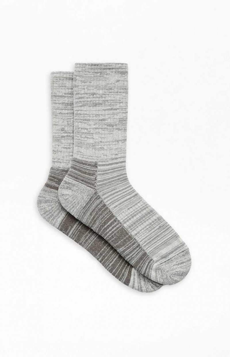 GRAY PacSun Melange Crew Socks | CMVBINJ-62