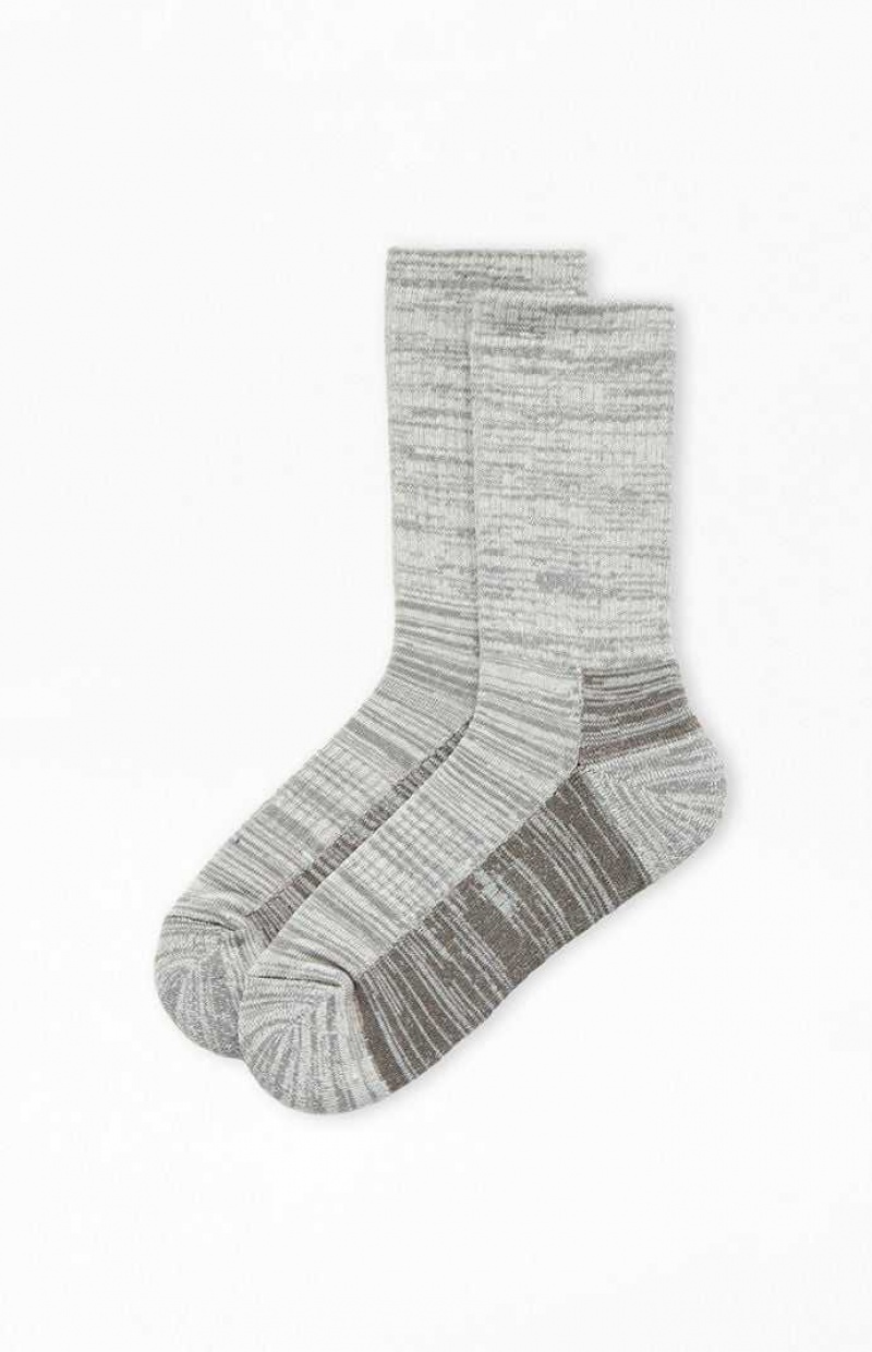 GRAY PacSun Melange Crew Socks | CMVBINJ-62