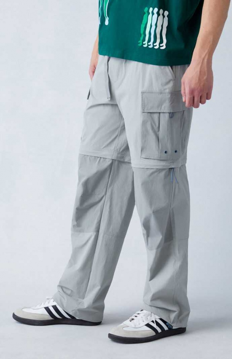 GRAY PacSun Performance Stretch Baggy Cargo Pants | TIFCSGO-06