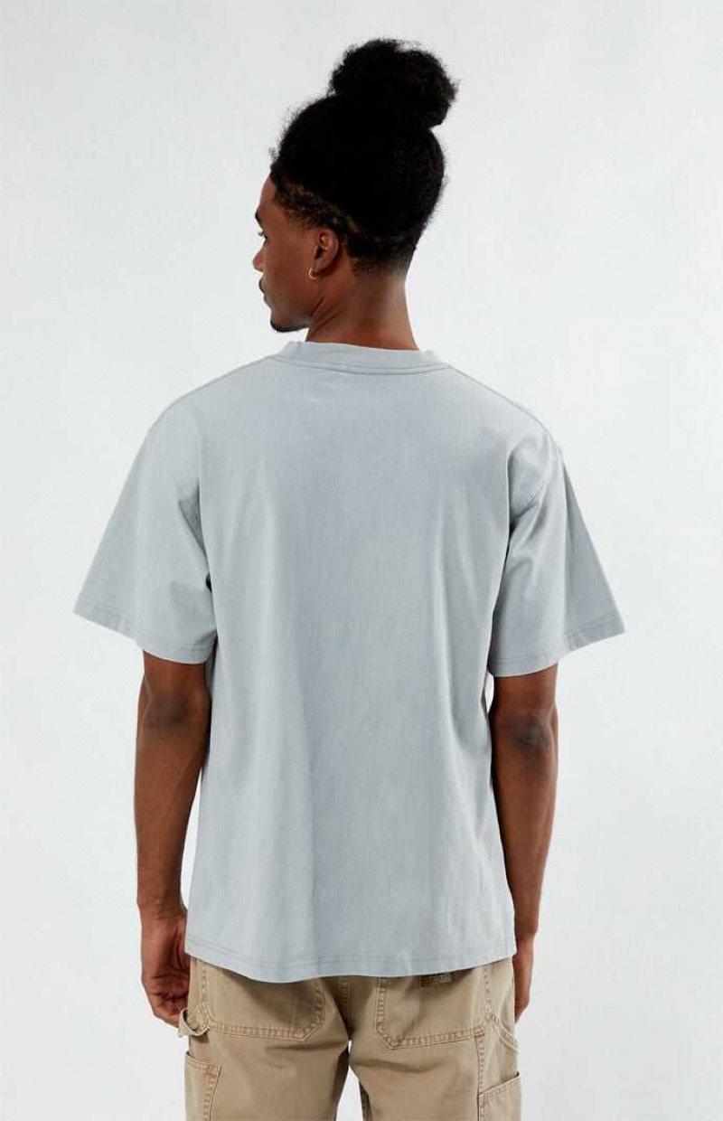 GRAY PacSun Recognize Oversized T-Shirt | HVSIJBR-38