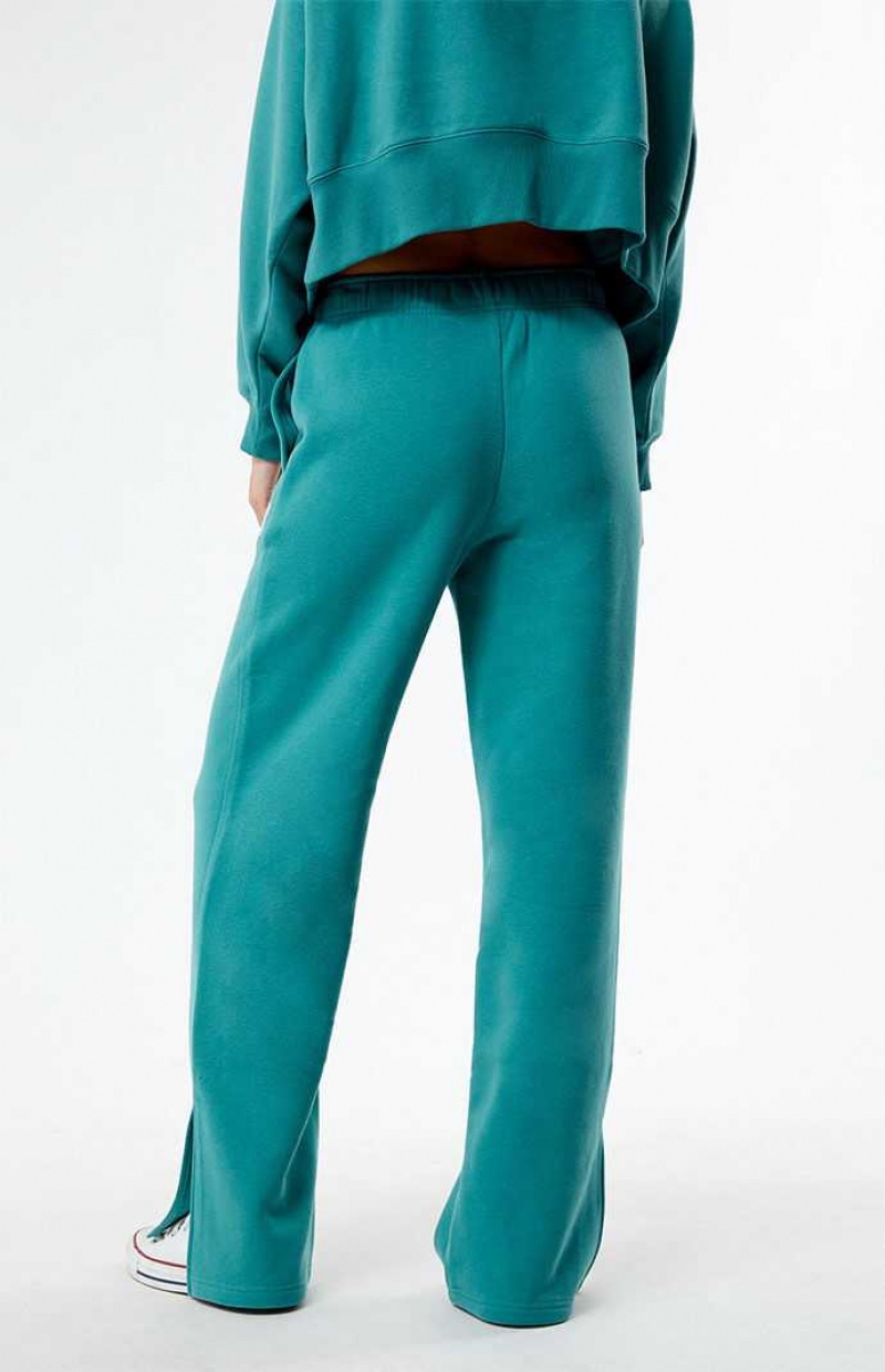 GREEN PacSun 1980 Side Split Sweatpants | SBCXHQY-61