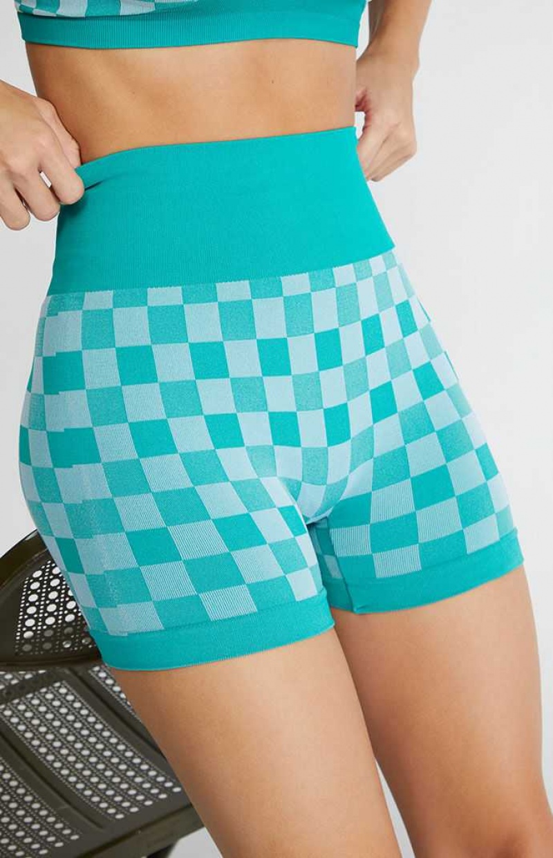 GREEN PacSun Active Move On Seamless Biker Shorts | UPSIJRO-52