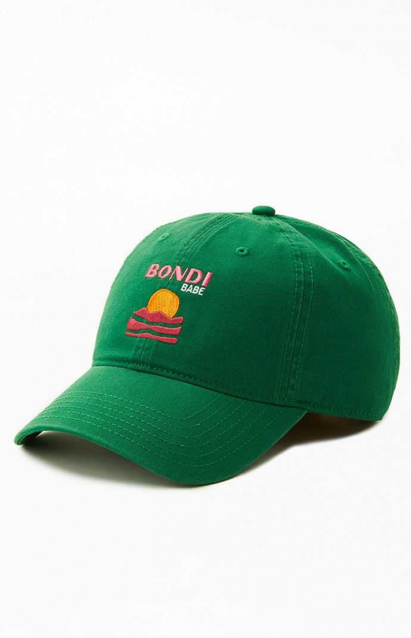 GREEN PacSun Bondi Babe Strapback Hat | OEYGQKB-36