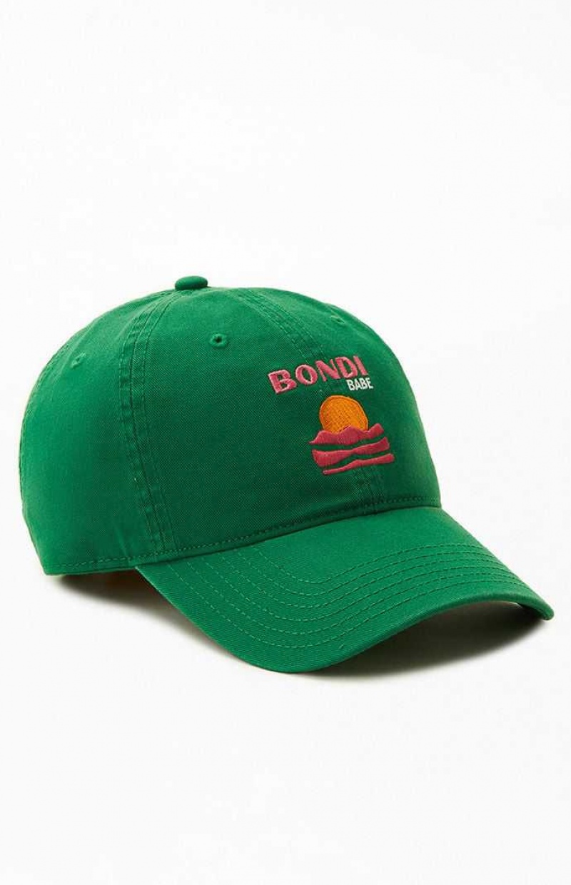 GREEN PacSun Bondi Babe Strapback Hat | OEYGQKB-36