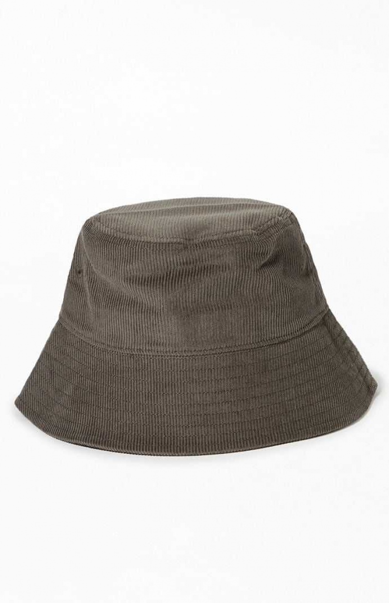 GREEN PacSun Corduroy Bucket Hat | DVBAQEZ-12